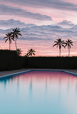 JPG 주간 구름 편집이미지 하늘 수영장 풍경 사람없음 야외 여름 야자수 일몰 디지털합성 편집소스 편집실사 AI포토 AI콘텐츠 자연요소 나무 계절 노을 CG 파일형식