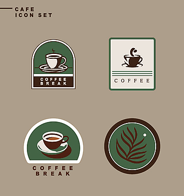 아이콘 영어 커피 사람없음 세트 라벨 사각형 카페 원형 연기 커피잔 심볼 아치 심플 라떼아트 2D아이콘 AI파일 도형 문자 음료 잔 프레임 상점 그림 라떼 파일형식 벡터