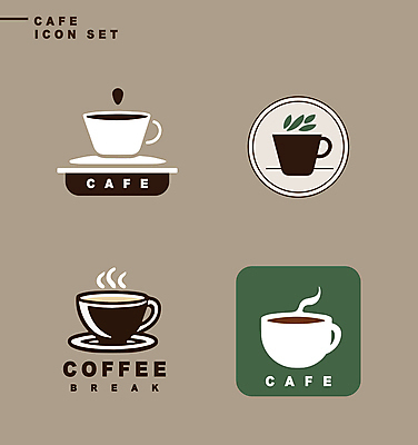 아이콘 영어 커피 잎 사람없음 세트 라벨 사각형 카페 물방울 원형 연기 커피잔 심볼 심플 2D아이콘 AI파일 도형 식물 문자 음료 잔 프레임 상점 파일형식 벡터