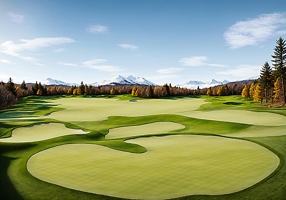 JPG 구름 편집이미지 단풍 골프장 필드 하늘 단풍나무 풍경 사람없음 초록색 가을 벙커 디지털합성 설산 편집실사 AI포토 AI콘텐츠 자연요소 나무 계절 컬러 잎 골프 스포츠시설 산 CG 파일형식