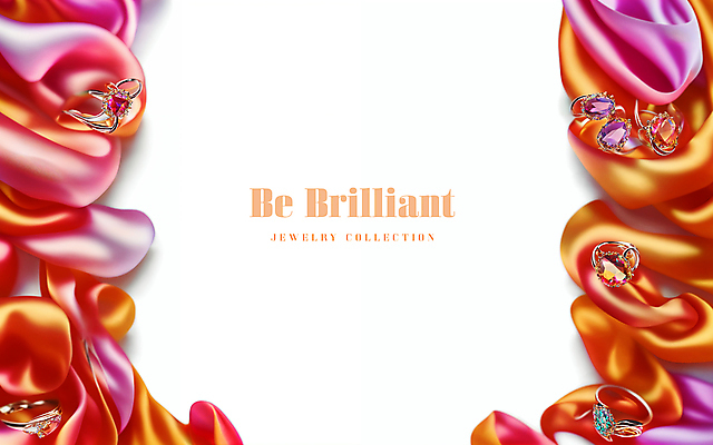 PSD 편집이미지 장신구 프레임 타이포그라피 사람없음 반짝임 주황색 보석 실크 광택 큐빅 카피스페이스 편집실사 문자 컬러 모션 공백 직물 광석 CG 파일형식