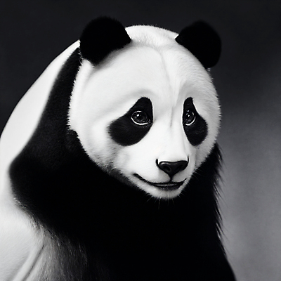 JPG 동물 편집이미지 한마리 포유류 사람없음 판다 디지털합성 초상화 편집소스 편집실사 AI컴퓨터그래픽 AI콘텐츠 1 곰 CG 그림 파일형식