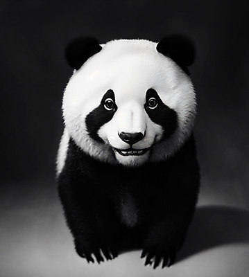 JPG 동물 편집이미지 한마리 포유류 사람없음 판다 디지털합성 편집소스 편집실사 AI컴퓨터그래픽 AI콘텐츠 1 곰 CG 파일형식