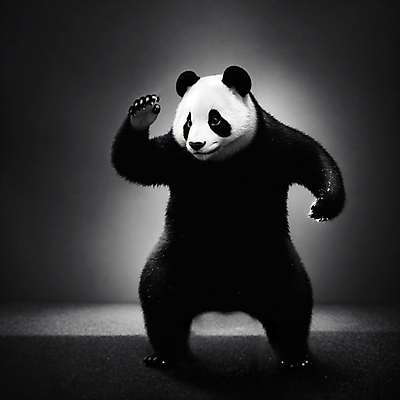 JPG 동물 편집이미지 한마리 포즈 포유류 서기 사람없음 판다 디지털합성 후광 편집소스 편집실사 AI컴퓨터그래픽 AI콘텐츠 1 곰 모션 빛 CG 파일형식