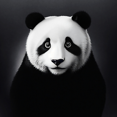 JPG 동물 편집이미지 한마리 포유류 사람없음 판다 디지털합성 초상화 편집소스 편집실사 AI컴퓨터그래픽 AI콘텐츠 1 곰 CG 그림 파일형식