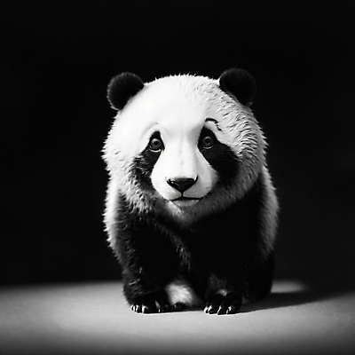 JPG 동물 편집이미지 한마리 포유류 사람없음 빛 판다 디지털합성 편집소스 편집실사 AI컴퓨터그래픽 AI콘텐츠 1 곰 CG 파일형식