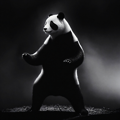 JPG 동물 편집이미지 한마리 포즈 포유류 서기 사람없음 판다 디지털합성 편집소스 편집실사 AI컴퓨터그래픽 AI콘텐츠 1 곰 모션 CG 파일형식