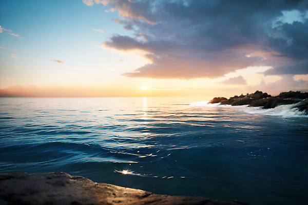 JPG 주간 구름 편집이미지 바다 자연 하늘 풍경 사람없음 야외 일몰 그라데이션 윤슬 편집실사 AI포토 AI콘텐츠 자연요소 물결 노을 CG 생태계 파일형식