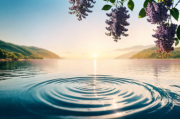 JPG 주간 편집이미지 바다 자연 하늘 풍경 사람없음 야외 햇빛 일몰 파동 라일락 윤슬 편집실사 AI포토 AI콘텐츠 자연요소 꽃 물결 순간포착 태양 노을 CG 생태계 파일형식