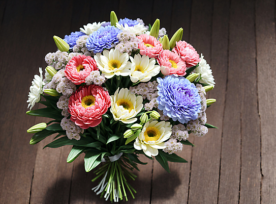 JPG 편집이미지 꽃다발 국화 실내 사람없음 데이지 거베라 생화 편집실사 AI포토 AI콘텐츠 꽃 내부 CG 파일형식