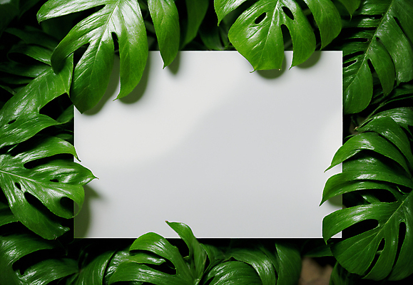 JPG 편집이미지 잎 프레임 사람없음 초록색 사각형 디지털합성 몬스테라 카피스페이스 트로피컬아트 편집소스 편집실사 AI포토 AI콘텐츠 도형 식물 컬러 공백 CG 그림 파일형식