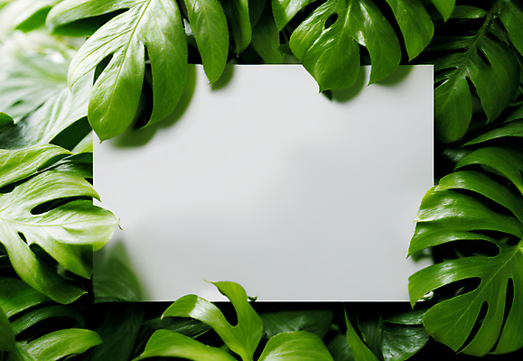 JPG 편집이미지 잎 프레임 사람없음 초록색 사각형 디지털합성 몬스테라 카피스페이스 트로피컬아트 편집소스 편집실사 AI포토 AI콘텐츠 도형 식물 컬러 공백 CG 그림 파일형식