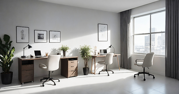 JPG 편집이미지 화분 액자 의자 창문 실내 사람없음 노트북 인테리어 사무실 깨끗함 공간 커튼 책상 디지털합성 모던 편집소스 편집실사 AI포토 AI콘텐츠 디자인 가구 컨셉 비즈니스 내부 전자제품 CG 파일형식