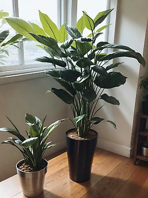 JPG 식물 편집이미지 화분 창문 실내 사람없음 인테리어 디지털합성 원예 편집소스 플랜테리어 편집실사 AI포토 AI콘텐츠 디자인 취미 내부 CG 파일형식