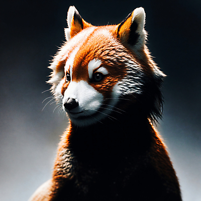 JPG 편집이미지 그림자 근접촬영 사람없음 빛 검은색 디지털합성 레서판다 편집소스 편집실사 AI컴퓨터그래픽 AI콘텐츠 뷰포인트 컬러 포유류 CG 파일형식