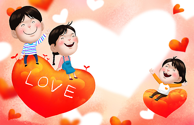 전신 여자 남자 행복 어린이 일러스트 사랑 웃음 앉기 소녀 소년 빨간색 세명 손들기 새싹 하트 어린이날 즐거움 어린이만 카피스페이스 국내일러스트 AI파일 모양 식물 기념일 감정 컬러 모션 표정 사람 공백 파일형식 벡터