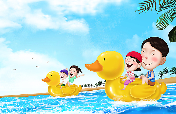 전신 구름 여자 남자 행복 어린이 바다 일러스트 가족 갈매기 사랑 웃음 소녀 소년 여러명 성인 해변 파란색 여름휴가 바캉스 야자수 만세 승차 즐거움 야자수잎 오리배 국내일러스트 AI파일 자연요소 나무 감정 컬러 다수 잎 관계 모션 조류 휴가 표정 사람 파일형식 벡터 여름_계절