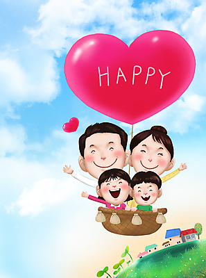 전신 구름 여자 남자 행복 어린이 일러스트 가족 하늘 주택 사랑 웃음 소녀 소년 초원 여러명 상반신 성인 손들기 새싹 열기구 하트 비행 승차 손인사 하트풍선 풍선 국내일러스트 AI파일 자연요소 모양 식물 감정 다수 관계 항공교통 모션 표정 사람 건물 인사 파일형식 벡터