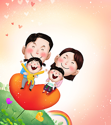 전신 나무 여자 남자 행복 어린이 무지개 일러스트 가족 안기 팔벌리기 사랑 웃음 앉기 소녀 소년 초원 여러명 성인 새싹 다정 만세 하트 가정의달 하트꽃 국내일러스트 AI파일 자연요소 모양 식물 꽃 감정 다수 컨셉 관계 모션 표정 사람 5월 파일형식 벡터