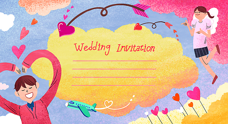 전신 PSD 구름 부부 커플 여자 남자 일러스트 화살 비행기 사랑 상반신 성인 두명 눈감음 하트 편지지 청첩장 큐피드 천사날개 손하트 권총모양 사랑의총알 성인만 카피스페이스 국내일러스트 자연요소 모양 감정 날개 관계 항공교통 모션 천사 대중교통 카드_감사 사람 손짓 공백 편지 파일형식