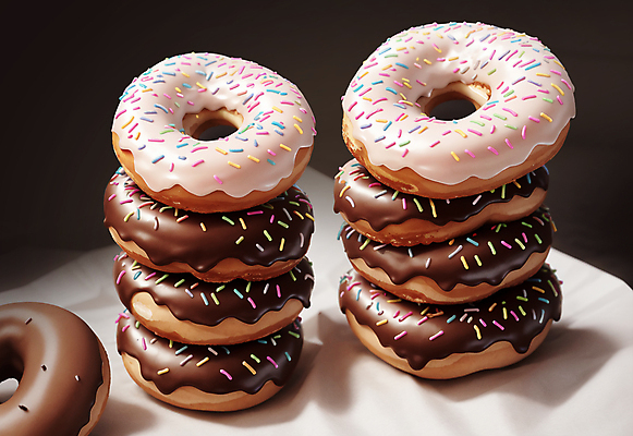 JPG 편집이미지 디저트 사람없음 쌓기 원형 도넛 달콤 스프링클 맛있는 편집실사 AI포토 AI콘텐츠 도형 음식 모션 장식 맛 CG 파일형식