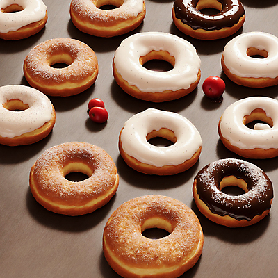 JPG 편집이미지 방울토마토 디저트 사람없음 갈색 원형 도넛 달콤 맛있는 편집실사 AI포토 AI콘텐츠 도형 음식 컬러 토마토 맛 CG 파일형식