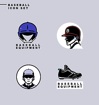 아이콘 남자 얼굴 스포츠 성인 두명 신체부위 파란색 세트 라벨 야구선수 야구모자 야구헬멧 성인남자만 야구화 2D아이콘 AI파일 모자_잡화 컬러 운동화 운동선수 프레임 사람 야구 야구용품 헬멧 남자만 성인만 파일형식 벡터