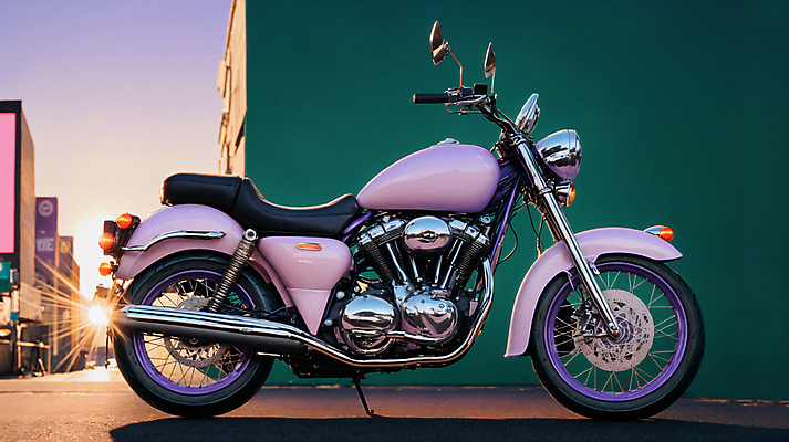 JPG 주간 편집이미지 사람없음 야외 건물 태양 노을 일몰 오토바이 도시 디지털합성 편집소스 시티팝 편집실사 AI포토 AI콘텐츠 자연요소 건축물 컨셉 바이크 CG 파일형식