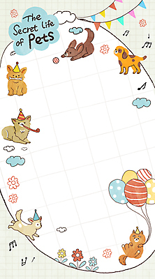 PSD 구름 꽃 엎드리기 음표 여러마리 일러스트 공 프레임 서기 앉기 사람없음 눕기 달리기 고깔모자 강아지 불기 격자 풍선 타원형 가랜드 개뼈다귀 동물라이프 코끼리피리 국내일러스트 자연요소 식물 동물 모자_잡화 라이프스타일 기호 음악 다수 무늬 모션 반려동물 원형 개 이벤트용품 파티용품 애견간식 파일형식