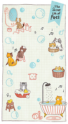 PSD 음표 여러마리 일러스트 공 욕조 사람없음 수건 고양이 목욕 거품 거울 씻기 격자 샴푸 동물라이프 오리장난감 욕실의자 씻겨주기 국내일러스트 동물 라이프스타일 기호 음악 다수 무늬 의자 포유류 모션 반려동물 위생용품 장난감 청결 파일형식