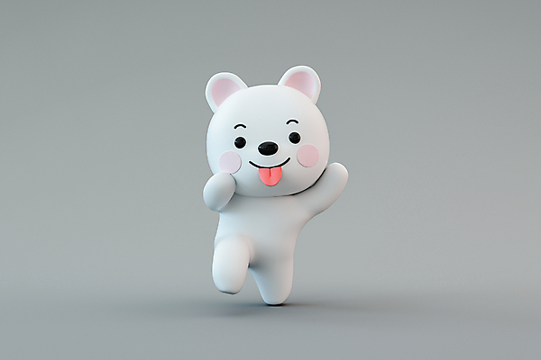 PSD 편집 편집이미지 한마리 3D캐릭터 사람없음 3D 손들기 회색 개 강아지 개구쟁이 디지털합성 메롱 개캐릭터 다리들기 편집소스 편집3D 캐릭터 1 컬러 동물캐릭터 포유류 모션 반려동물 파일형식