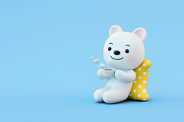 PSD 편집 편집이미지 한마리 여유 하늘색 쿠션 티타임 휴식 3D캐릭터 들기 앉기 사람없음 3D 기댐 개 강아지 커피잔 디지털합성 개캐릭터 편집소스 편집3D 캐릭터 1 감정 커피 동물캐릭터 컨셉 포유류 모션 잔 파란색 반려동물 파일형식