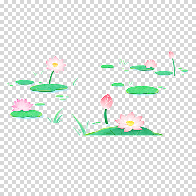 편집이미지 연꽃 누끼 사람없음 여름 연잎 꽃봉오리 PNG 계절 꽃 잎 파일형식