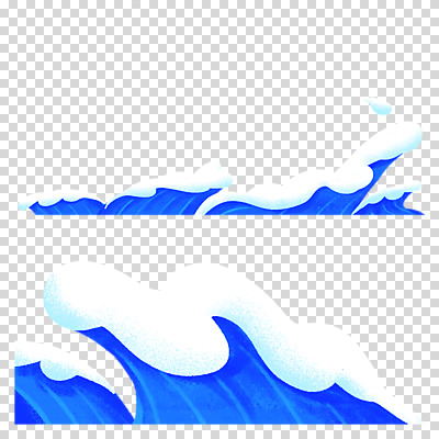 편집이미지 파도 바다 누끼 사람없음 여름 파란색 PNG 계절 컬러 파일형식