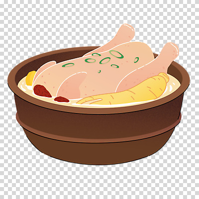 편집이미지 한식 건강 누끼 사람없음 닭고기 복날 인삼 밤 뚝배기 대추 보양식 삼계탕 PNG 기념일 음식 육류 견과류 삼 몸보신 파일형식