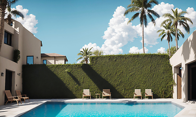 JPG 구름 편집이미지 하늘 주택 야외수영장 풍경 사람없음 여름 야자수 풀장 맑음 디지털합성 선베드 풀빌라 편집소스 편집실사 AI포토 AI콘텐츠 자연요소 나무 계절 의자 숙소 날씨 수영장 건물 CG 파일형식