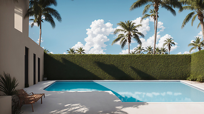 JPG 구름 편집이미지 벤치 하늘 주택 야외수영장 풍경 사람없음 여름 야자수 풀장 맑음 디지털합성 풀빌라 편집소스 편집실사 AI포토 AI콘텐츠 자연요소 나무 계절 의자 숙소 날씨 수영장 건물 CG 파일형식