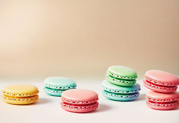 JPG 편집이미지 디저트 사람없음 컬러풀 여러개 달콤 마카롱 편집실사 AI포토 AI콘텐츠 음식 컬러 다수 맛 CG 파일형식