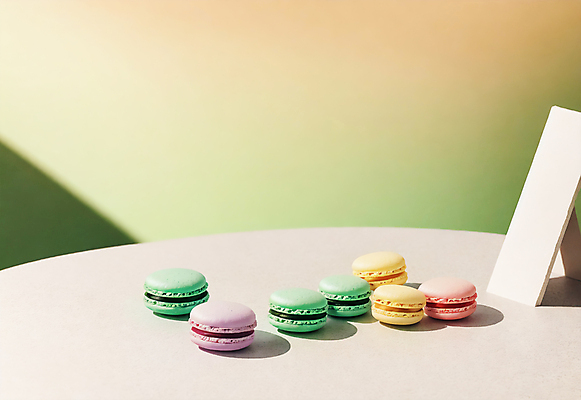 JPG 편집이미지 디저트 사람없음 컬러풀 여러개 달콤 마카롱 편집실사 AI포토 AI콘텐츠 음식 컬러 다수 맛 CG 파일형식