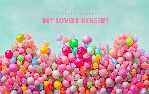 PSD 편집이미지 디저트 사탕 사람없음 귀여움 달콤 가득함 젤리 맛있는 이미지편집 음식 컨셉 맛 파일형식