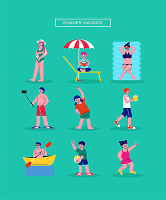 전신 여자 남자 수영복 어린이 인물캐릭터 허리손 일러스트 맥주 생맥주 서기 들기 앉기 소녀 소년 여러명 성인 여름 여름휴가 바캉스 스마트폰 눕기 손들기 스트레칭 다리꼬기 가리킴 파라솔 셀프카메라 비치볼 비치발리볼 선크림 노 선베드 주머니손 바르기 비치베드 노젓기 튜브 셀카봉 코코넛주스 선박 월간캐릭터 일러캐릭터 AI파일 캐릭터 옷 계절 포즈 다수 수상교통 의자 공 모션 휴가 바캉스용품 주류 사람 손짓 핸드폰 스마트기기 운동 사진촬영 주스 화장품 배구 코코넛 파일형식 벡터 여름_계절