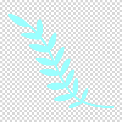 편집이미지 하늘색 나뭇잎 누끼 사람없음 여름 풀잎 PNG 트로피컬아트 계절 잎 파란색 풀_식물 그림 파일형식