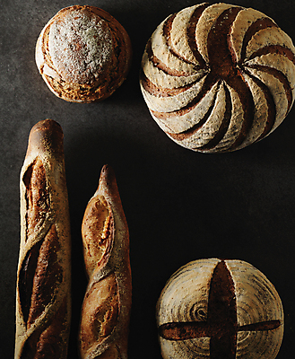 포토 JPG 스튜디오촬영 빵 사람없음 하이앵글 바게트 호밀빵 맛있는 국내포토 음식 뷰포인트 실내 파일형식