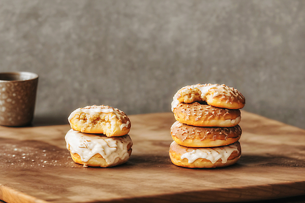 JPG 편집이미지 단면 디저트 사람없음 쌓기 도넛 커피잔 디지털합성 나무탁자 스프링클 편집실사 AI포토 AI콘텐츠 커피 음식 모션 탁자 잔 장식 CG 파일형식