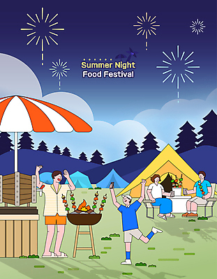 전신 나무 여자 남자 어린이 의자 일러스트 밤하늘 산 폭죽 불꽃놀이 텐트 서기 들기 앉기 소년 여러명 성인 여름 스마트폰 축제 만세 캠핑 파라솔 꼬치 야간 남색 캠핑장 건배 다리들기 바베큐그릴 술통 야시장 국내일러스트 AI파일 자연요소 식물 계절 컬러 가구 다수 모션 놀이 하늘 레저 캠핑도구 사람 핸드폰 스마트기기 시장 그릴 바비큐 파일형식 벡터