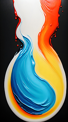 JPG 편집이미지 사람없음 컬러풀 액체 혼합 디지털합성 질감 액체표현 튀는물 스플래쉬 편집실사 AI컴퓨터그래픽 AI콘텐츠 컬러 순간포착 CG 파일형식