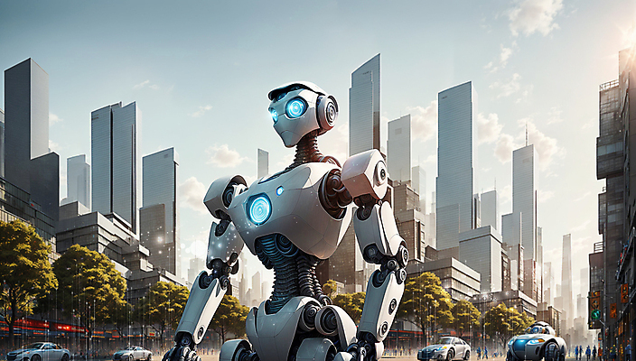 JPG 나무 구름 편집이미지 자동차 하늘 미래 빌딩 사람없음 로봇 디지털합성 미래도시 휴머노이드 SF AI_인공지능 편집실사 AI컴퓨터그래픽 AI콘텐츠 자연요소 식물 육상교통 컨셉 건물 도시 CG 파일형식