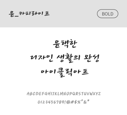 폰트 한글 사람없음 OTF 볼드체 국문폰트 낱개폰트 설치폰트 디자인서체 윤폰트 카피라이트체 문자 파일형식