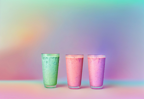 JPG 편집이미지 음료 잔 실내 사람없음 컬러풀 스무디 편집실사 AI포토 AI콘텐츠 식기 컬러 내부 CG 파일형식