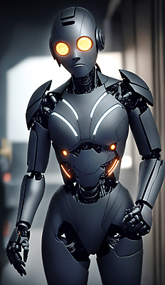 JPG 편집이미지 미래 실내 서기 사람없음 로봇 휴머노이드 SF AI_인공지능 편집실사 AI컴퓨터그래픽 AI콘텐츠 컨셉 모션 내부 CG 파일형식